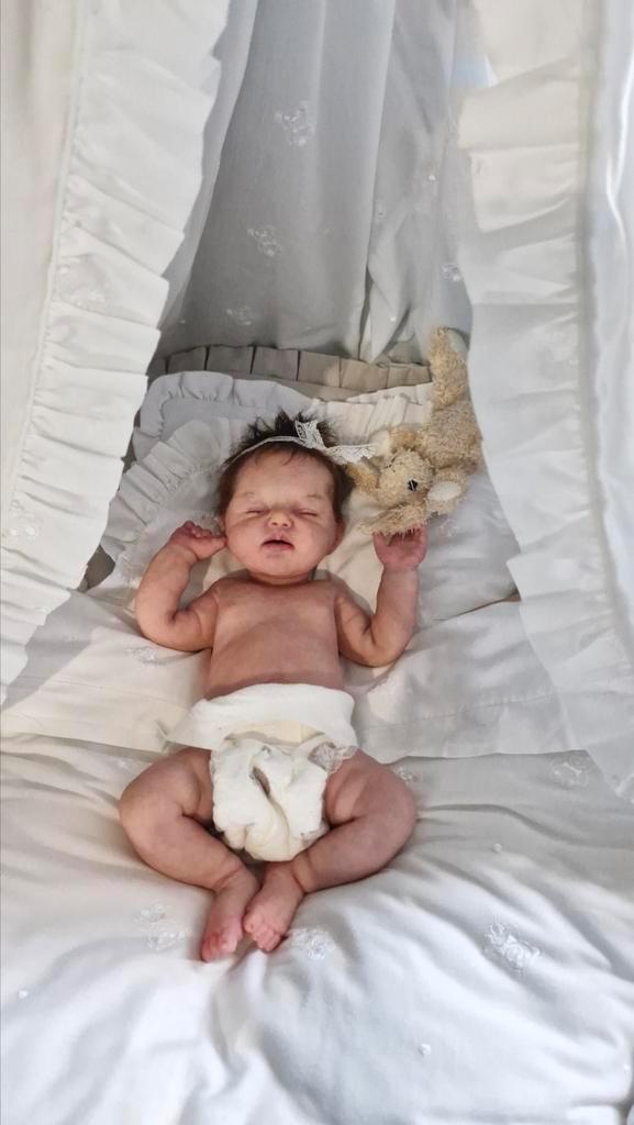 Fullbody silicone reborn Eileen - Marta Gładczak, Verzamelen, Poppen, Overige typen, Levensecht of Reborn, Ophalen of Verzenden