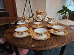 22 Karat gold Bavaria Waldersdorf mokka servies (15-delig), Antiek en Kunst, Antiek | Servies compleet, Ophalen