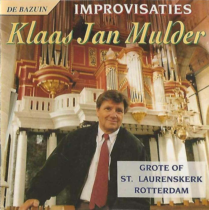 OrgelCD: Klaas Jan Mulder - Improvisaties Laurenskerk Rotter, Cd's en Dvd's, Cd's | Religie en Gospel, Zo goed als nieuw, Koren of Klassiek