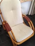 Fauteuil riet met kussen, Ophalen, 75 tot 100 cm