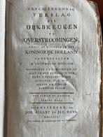 GESCHIEDKUNDIG VERSLAG DER DIJKBREUKEN &OVERSTROOMINGEN 1809, Ophalen of Verzenden