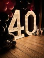XL LED licht cijfers 40 te huur | Feest | Styling, Ophalen, Nieuw, Verjaardag