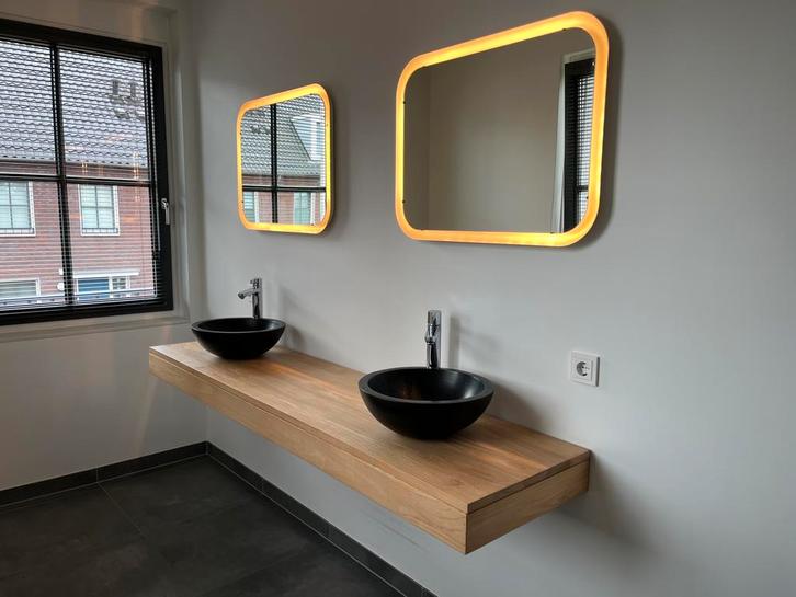 Badkamermeubel 200cm spiegels, Hans Grohe kranen, Huizen en Kamers, Kamers te huur