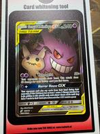 Pokemon Gengar & Mimikyu Tag Team - Team Up - Damaged, Ophalen of Verzenden, Zo goed als nieuw