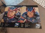 2 Wielerkaarten : US Postal 1999, Verzenden, Gebruikt, Overige sporten, Poster, Plaatje of Sticker