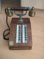 Oude antieke houten telefoon, Ophalen of Verzenden