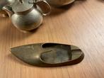 Messing schoen asbakje, Antiek en Kunst, Ophalen of Verzenden