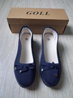 Marineblauwe instappers blauw 39, Blauw, Instappers, Nieuw, Ophalen of Verzenden