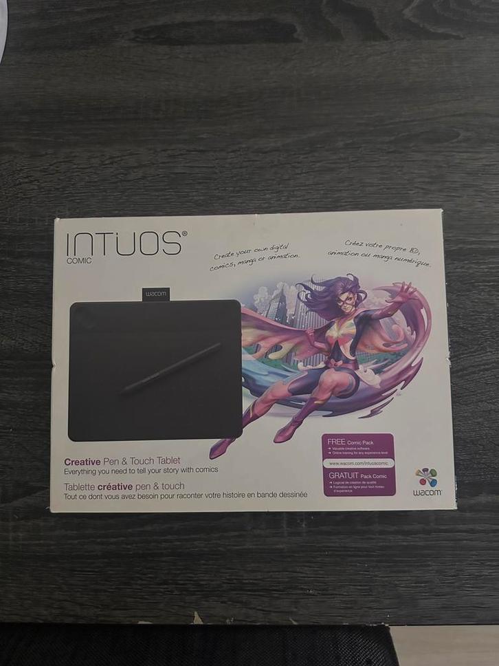 Wacom Intuos (zgan), Computers en Software, Tekentablets, Zo goed als nieuw, Draadloos, Multi-touch, Ophalen of Verzenden