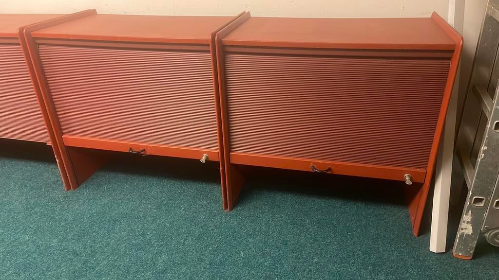 5 IKEA rolluik kantoorkastjes met diverse indelingen, Ophalen of Verzenden, Gebruikt