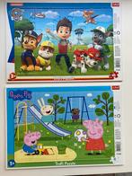 Twee puzzels Paw Patrol en Peppa Pig, Ophalen of Verzenden, 10 tot 50 stukjes, Zo goed als nieuw, 2 tot 4 jaar