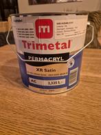Trimetal Permacryl XR Satin Ral 7026 Granietgrijs, Doe-het-zelf en Verbouw, Nieuw, Ophalen of Verzenden, Lak, Grijs