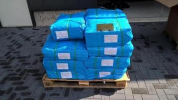 Groene 250 grams/m2 PE dekkleden 10 x 15 meter beschikbaar voor biedingen