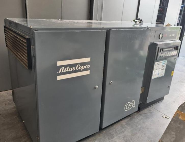 Atlas Copco GA 110 208, Schroefcompressor, Doe-het-zelf en Verbouw, Compressors, Gebruikt, 6 tot 10 bar, 100 liter of meer, Ophalen