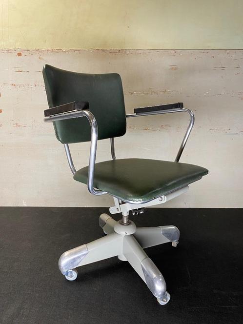 Gispen 357 PQR kantoorstoel, Huis en Inrichting, Stoelen, Gebruikt, Eén, Ophalen