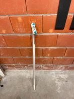 1  uitschuifbare Gordijnroede, Ophalen of Verzenden, Zo goed als nieuw, Wit, Minder dan 100 cm