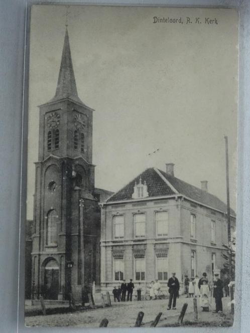 DINTELOORD  R.K. Kerk, Verzamelen, Ansichtkaarten | Nederland, Gelopen, Noord-Brabant, Voor 1920, Verzenden