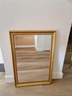 Goudkleurige spiegel, middenformaat, Ophalen, Rechthoekig, Minder dan 50 cm, Minder dan 100 cm