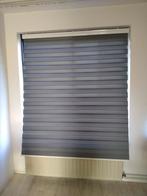 Duo rolgordijnen donkergrijs 120cm(b)*187cm(l)*6,5cm(d), Ophalen, Zo goed als nieuw