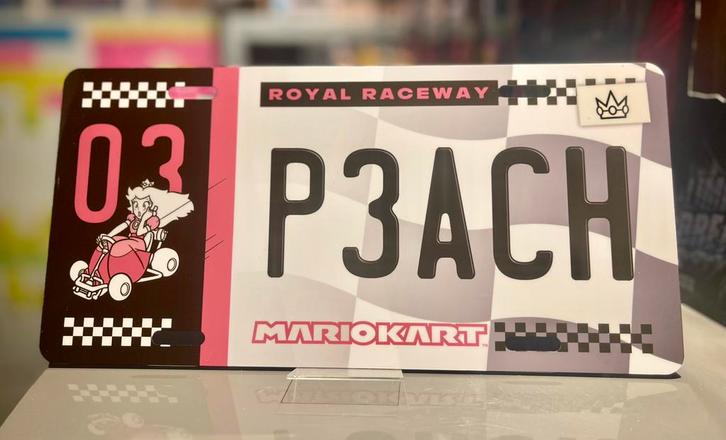 Nintendo kentekenplaat - Mario Kart - Bowser *LIMITED ED. *, Verzamelen, Poppetjes en Figuurtjes, Nieuw, Ophalen of Verzenden