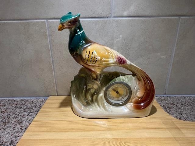 Jema Holland aardewerk fazant klok., Antiek en Kunst, Curiosa en Brocante, Ophalen of Verzenden
