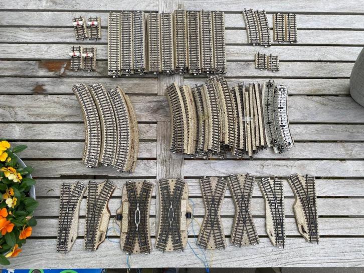 Märklin HO treinbaan, Hobby en Vrije tijd, Modeltreinen | H0, Gebruikt, Rails, Wisselstroom, Märklin, Ophalen of Verzenden
