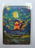 Pikachu Van Gogh With The Starry Night Metal Pokemon Card, Ophalen of Verzenden, Nieuw, Losse kaart