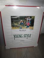 Rode kunststof fotolijst 50 x 60 cm * Nieuw *., Ophalen, Kunststof, 50 tot 75 cm, Nieuw