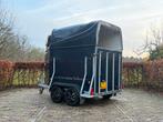 Nette 2 paards Hotra met aluminium bodem en zadelkamer, Dieren en Toebehoren, Paarden en Pony's | Trailers en Aanhangwagens, Ophalen