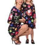 Moeder & KIND foute kerstjurk 92 t/m 130 + dames maten, Ophalen of Verzenden, Nieuw, Meisje, Jurk of Rok