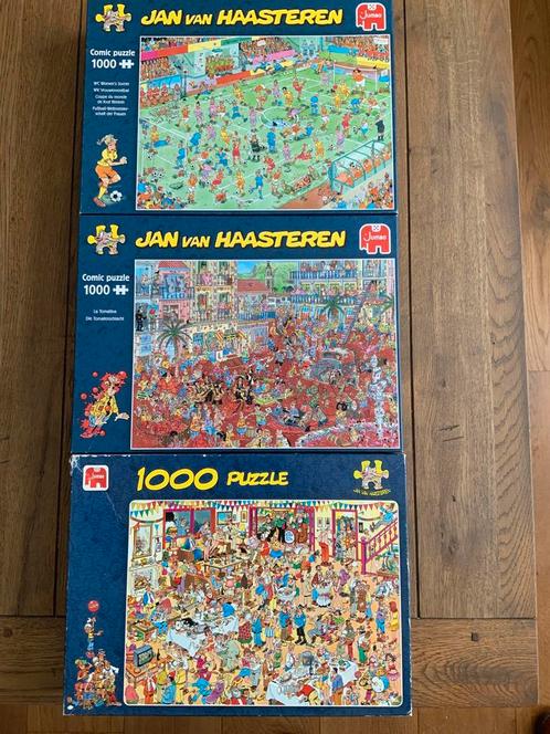 Jan van Haasteren puzzels, Hobby en Vrije tijd, Denksport en Puzzels, Gebruikt, Legpuzzel, 500 t/m 1500 stukjes, Ophalen