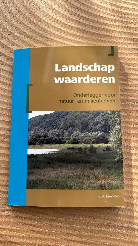H.J.A. Berendsen - Landschap waarderen, Boeken, Atlassen en Landkaarten, Zo goed als nieuw, Landkaart, Nederland, 1800 tot 2000