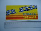 sticker oud FORMULA SHELL Formule 1 F-1 oil race autosport, Verzenden, Zo goed als nieuw, Bedrijf of Vereniging