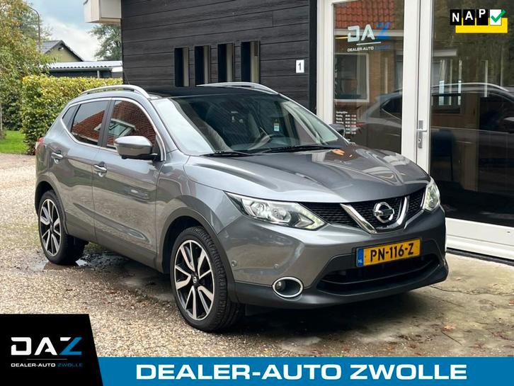 Nissan QASHQAI 1.2 Tekna Aut/Ecc/Leer/Navi/Pano (bj 2017), Auto's, Nissan, Bedrijf, Te koop, Qashqai, 360° camera, ABS, Achteruitrijcamera