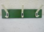 Vintage jaren 70 kapstokje met 3 vinyl haken., Ophalen of Verzenden, Huis en Inrichting