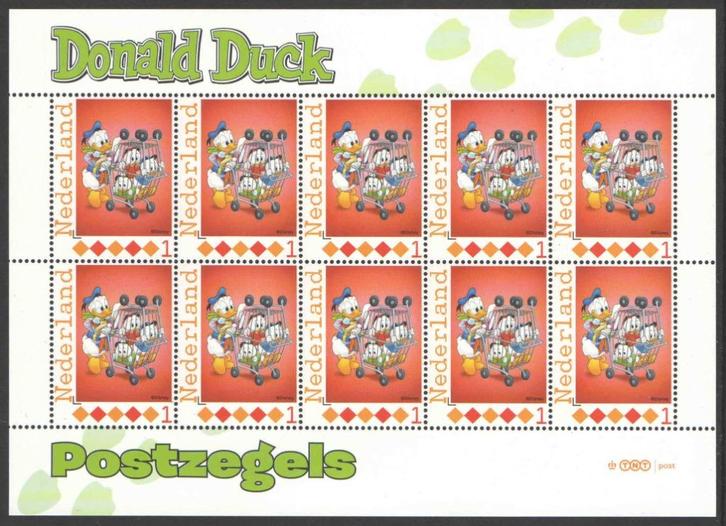 Postzegels Donald Duck, Ontdek Duckstad: Vel 21, Postzegels en Munten, Postzegels | Nederland, Postfris, Na 1940, Ophalen of Verzenden