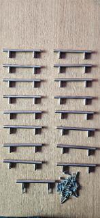 rvs keukenhandgrepen [17 stuks], Huis en Inrichting, Keuken | Keukenelementen, Minder dan 50 cm, Overige kleuren, Ophalen of Verzenden