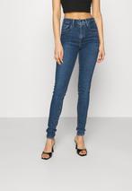 Levi's jeans Mile High Super Skinny donkerblauw mt W28 zgan, Blauw, Ophalen of Verzenden, Zo goed als nieuw, W28 - W29 (confectie 36)