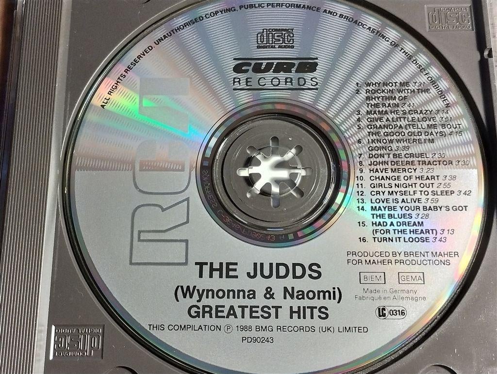 The Judds - Greatest Hits, Ophalen of Verzenden, Zo goed als nieuw