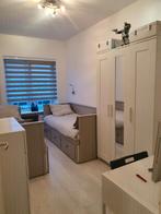 2 hemnesbedden grijs, Huis en Inrichting, Slaapkamer | Complete slaapkamers, Ophalen, Gebruikt, Eenpersoons