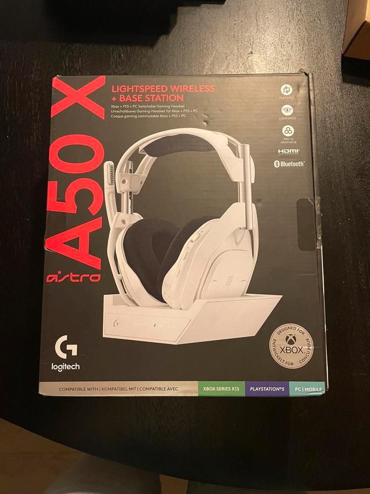 Logitech G A50 X lightspeed wireless + base station, Computers en Software, Headsets, Nieuw, Ophalen of Verzenden