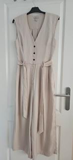 Beige jumpsuit H&M - Maat M, Kleding | Dames, Jumpsuits, Maat 38/40 (M), H&M, Beige, Nieuw