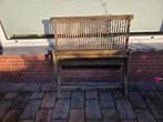Teak houten tuinbank opklapbaar, Ophalen, Gebruikt, Hout