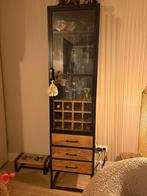 Mangohouten drank kast, Ophalen of Verzenden, Zo goed als nieuw, 25 tot 50 cm, 150 tot 200 cm