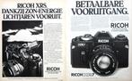 5 vintage advertenties reclames Ricoh camera 81 XR5 XR7 foto, Verzamelen, Ophalen of Verzenden, Voor 1940, Fototoestel