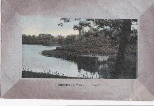 zwolle engelse  werk  1908  teks/zegel, Verzamelen, Ansichtkaarten | Nederland, Overijssel, Voor 1920, Ophalen of Verzenden