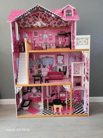 Kidkraft Amelia poppenhuis (model 65093) inclusief meubeltje beschikbaar voor biedingen