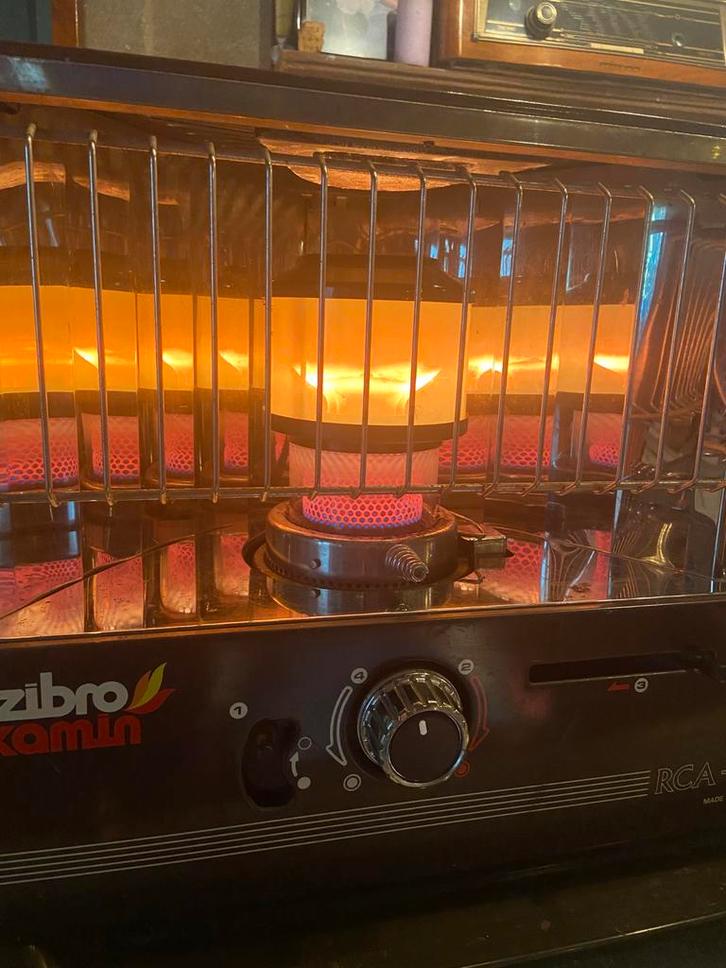 Zibro RCA 66 Turbo Dubbel Verbrander, Huis en Inrichting, Kachels, Gebruikt, Vrijstaand, Petroleumkachel, Overige brandstoffen