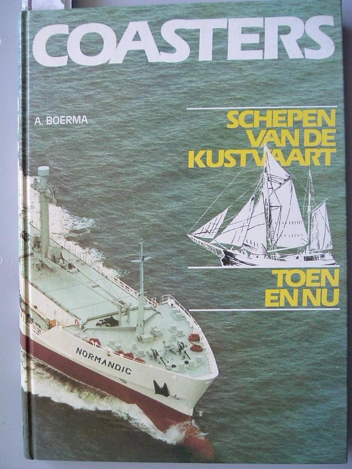 Coasters, schepen van de kustvaart toen en nu., Verzamelen, Scheepvaart, Gebruikt, Boek of Tijdschrift, Motorboot, Ophalen of Verzenden