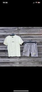 Malelions zomerset grijs geel tweedelig maat M, Kleding | Heren, Ophalen of Verzenden, Zo goed als nieuw, Maat 48/50 (M)